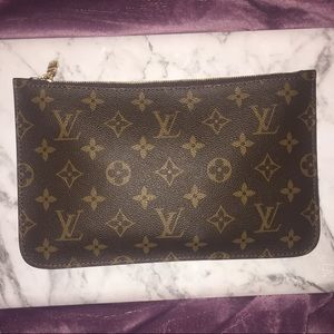 LOUIS VUITTON Neverfull Pouch Pochette Clutch